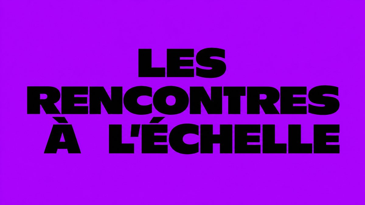Les Rencontres à l'échelle